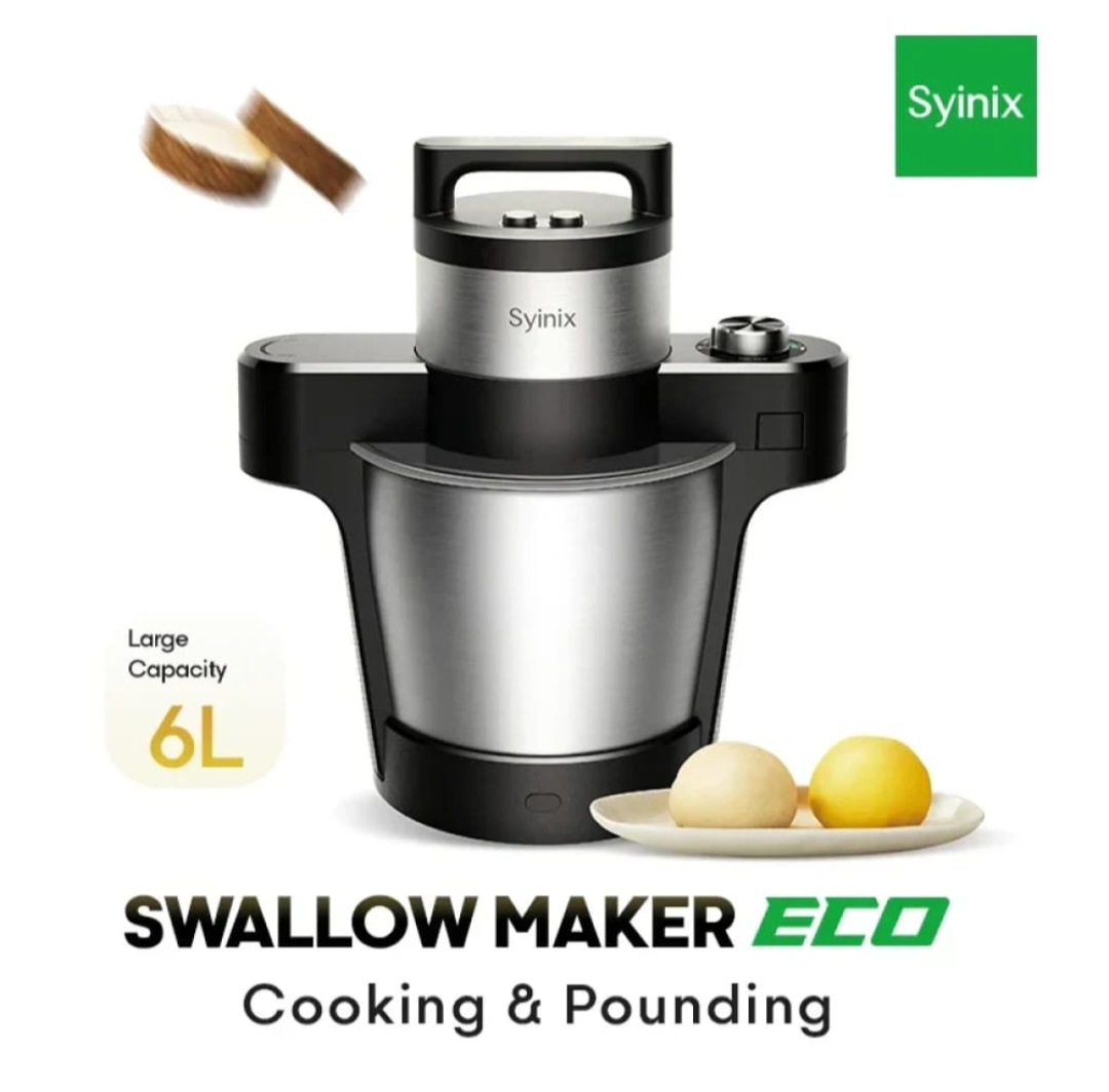 Syinix 6L Electric Swallow Maker ECO – Cooking & Pounding