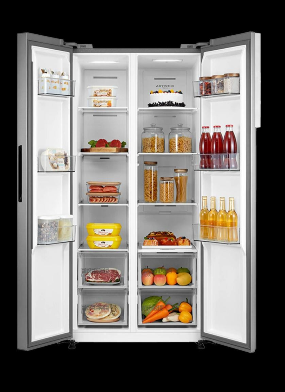 Midea 432LT Side by Side Refrigerator