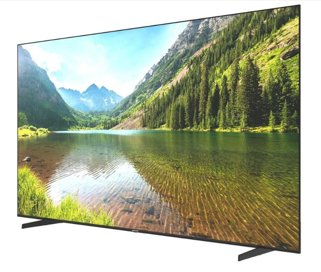 Bruhm 100 inch QLED Web Smart TV side angle view
