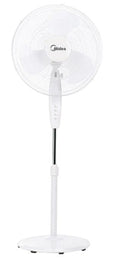 Midea 18 inch Standing Fan full view white