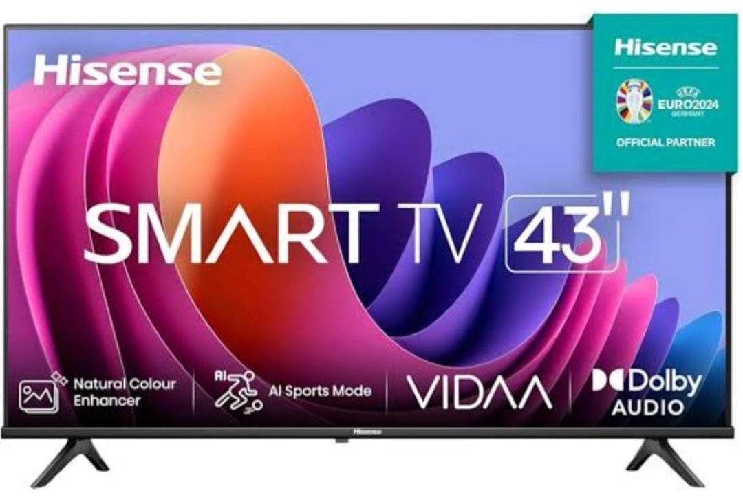 Hisense 43 inch Full HD Frameless Smart TV with VIDAA and Dolby Audio