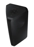 Samsung Sound Tower sleek black tower speaker top angle view