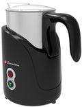 Binatone Multi-Purpose Milk Frother black and silver side view