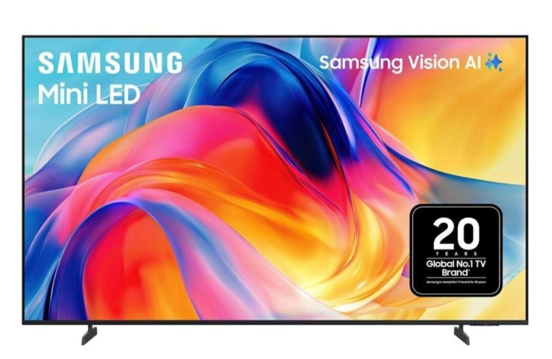 Samsung 65 inch Mini LED TV with Vision AI vivid display front view